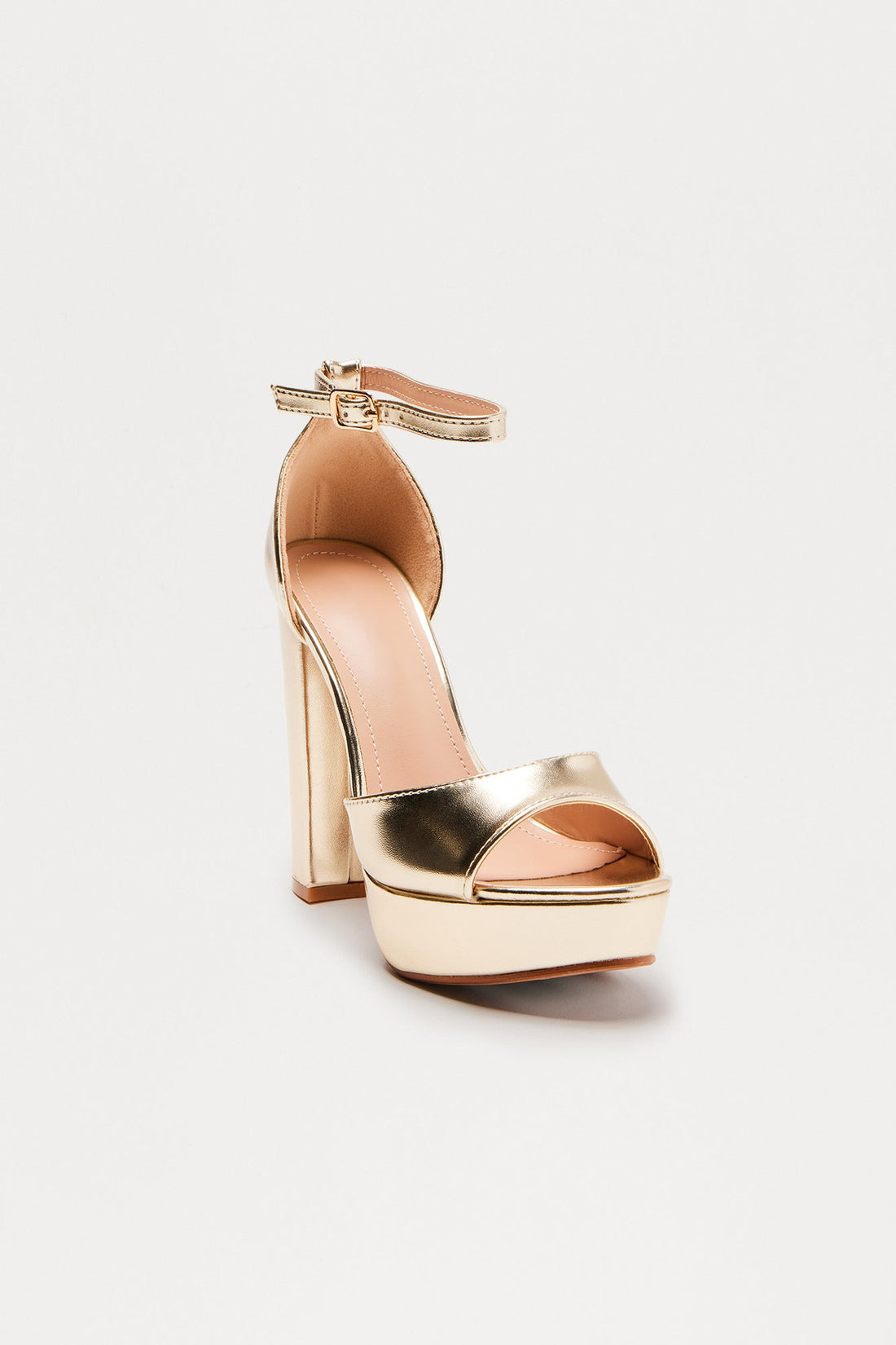 Yula Platform Heels - Gold