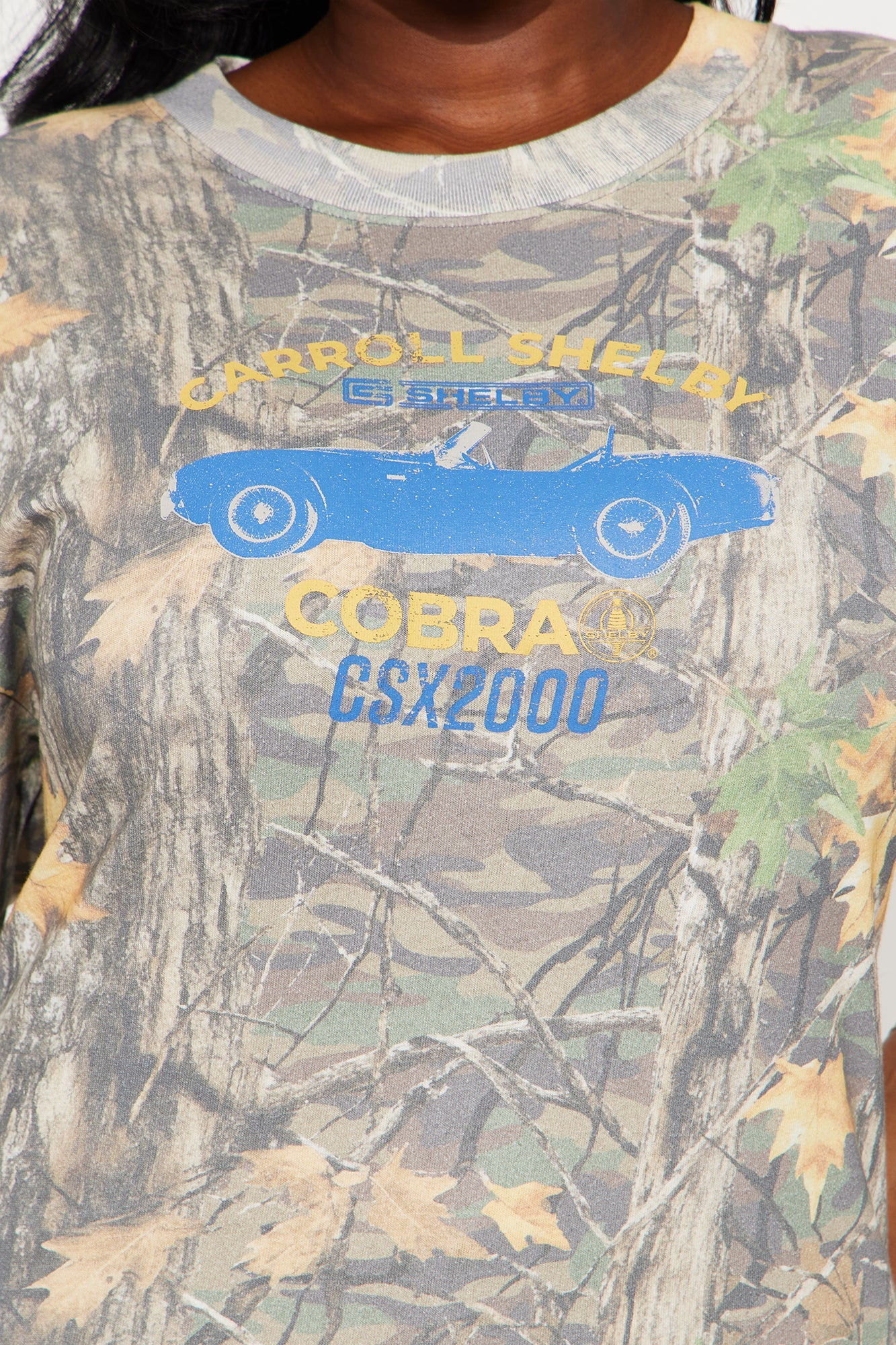 Shelby Cobra Camo Oversized Tee - Camouflage