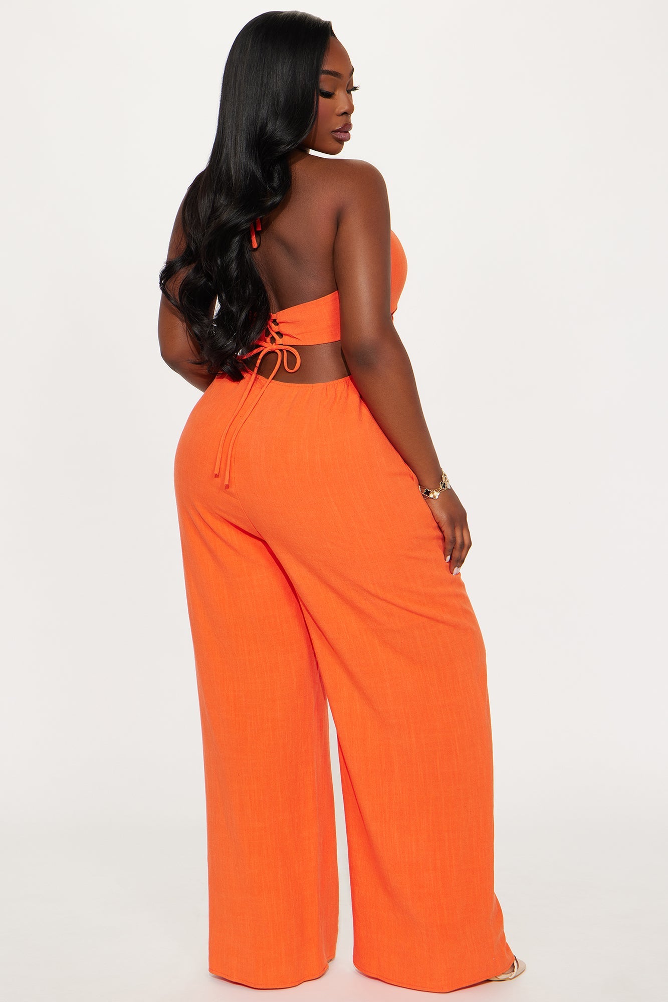 Adaline Jumpsuit - Coral