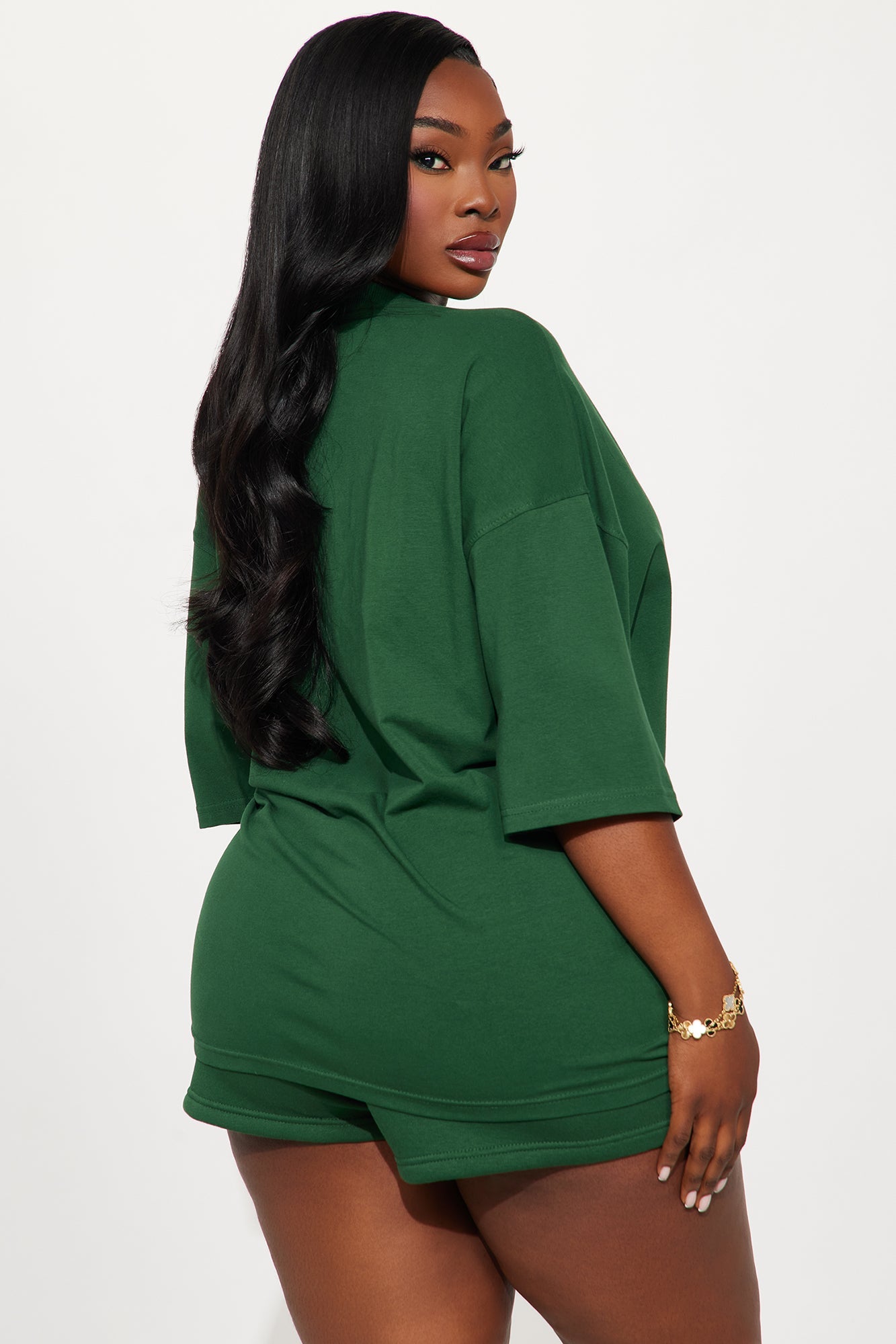 Airplane Mode On Lounge Short Set - Hunter