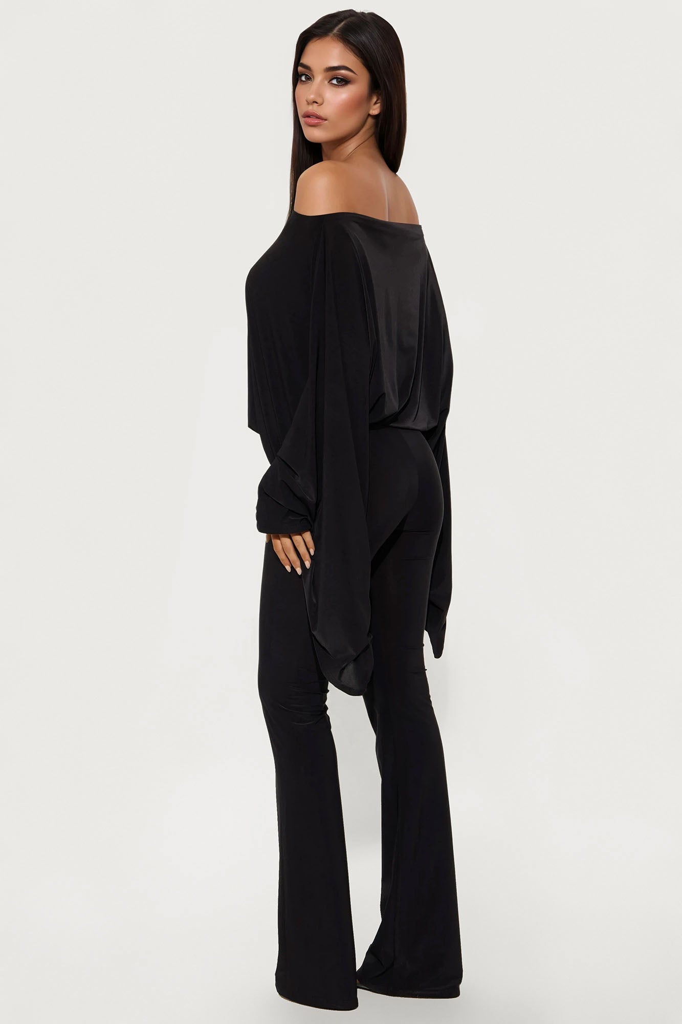 Oh The Drama Pant Set - Black