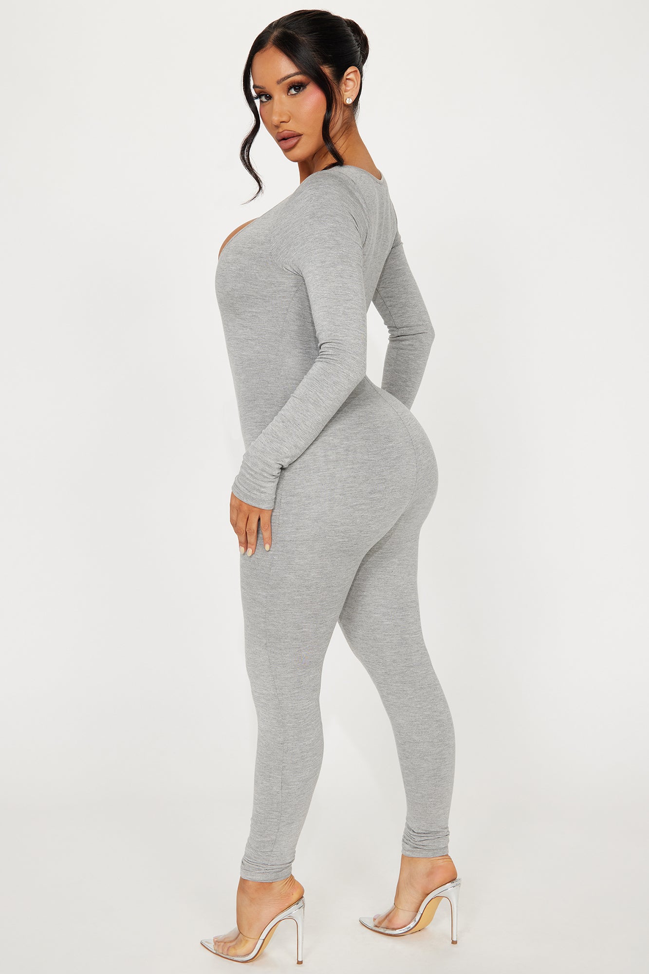 Maiya Jumpsuit - Heather Grey