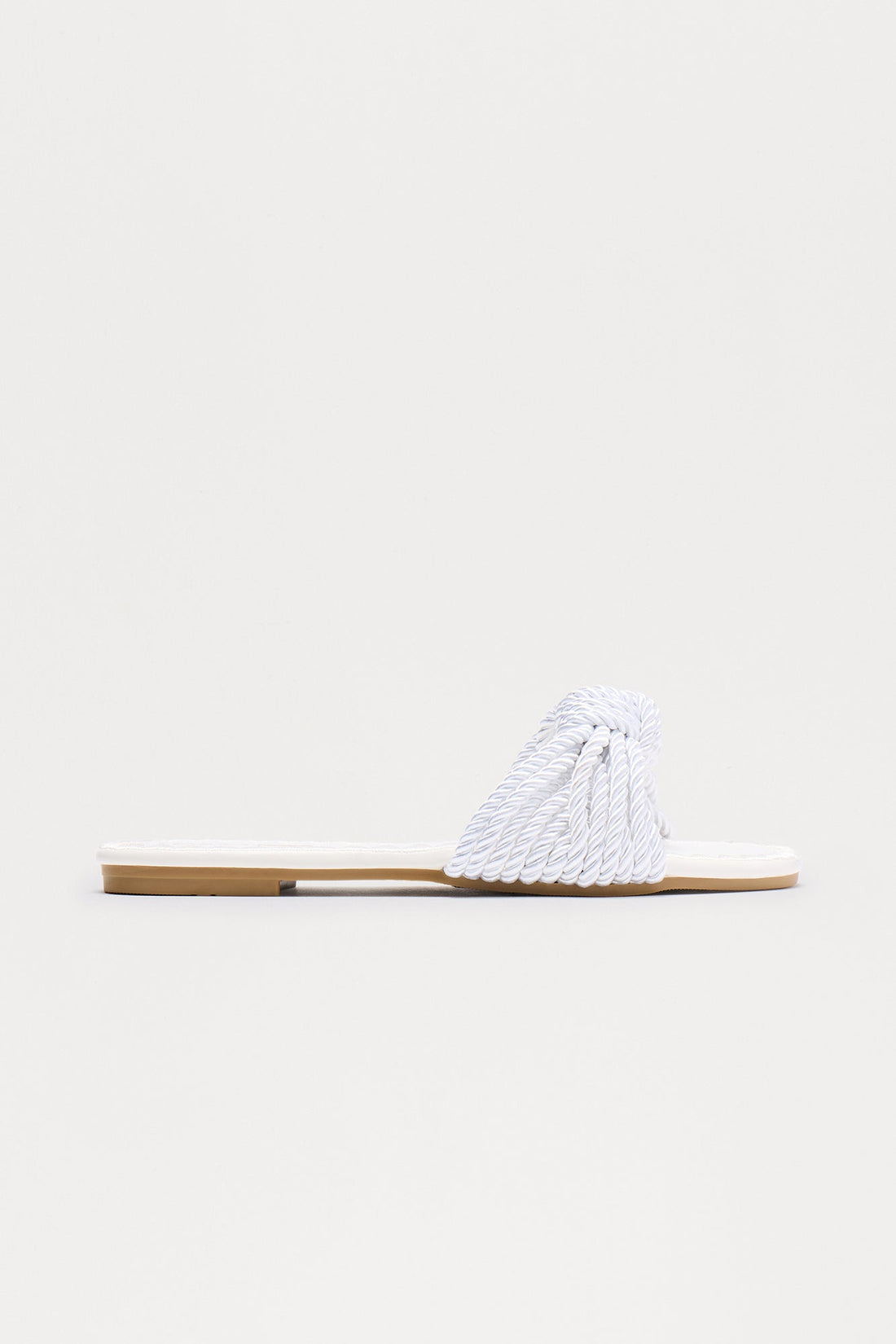 High Tide Slip On Sandals - White