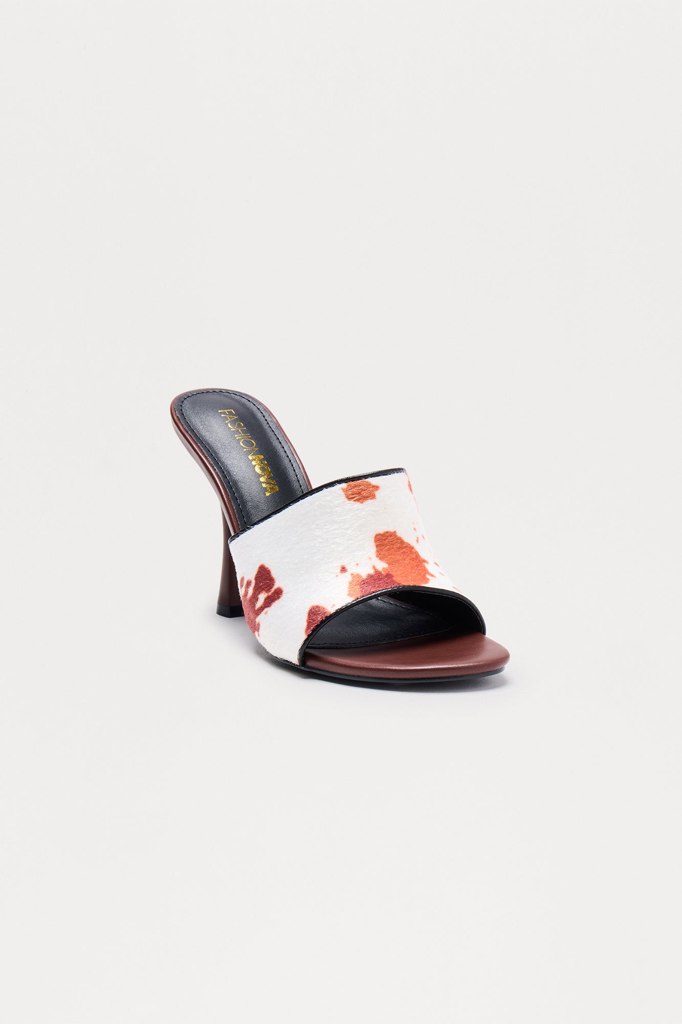 Karime Animal Print Heels - Chocolate