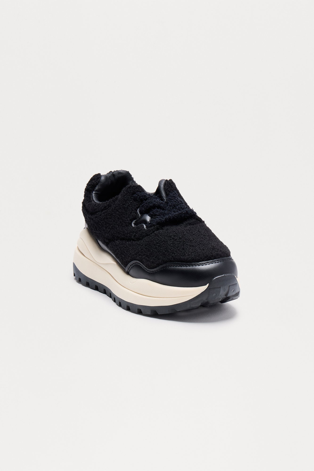Hutch Sherpa Sneakers - Black