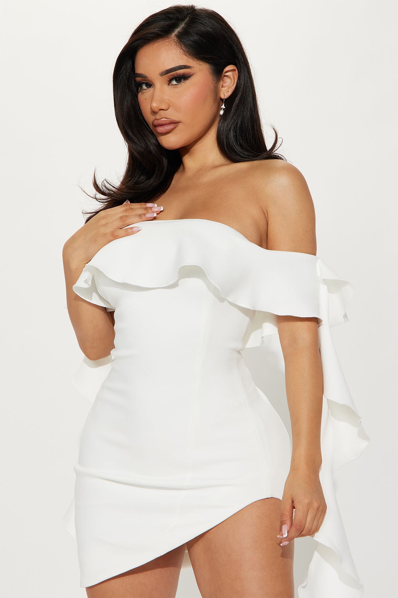 Carolina Mini Dress - White