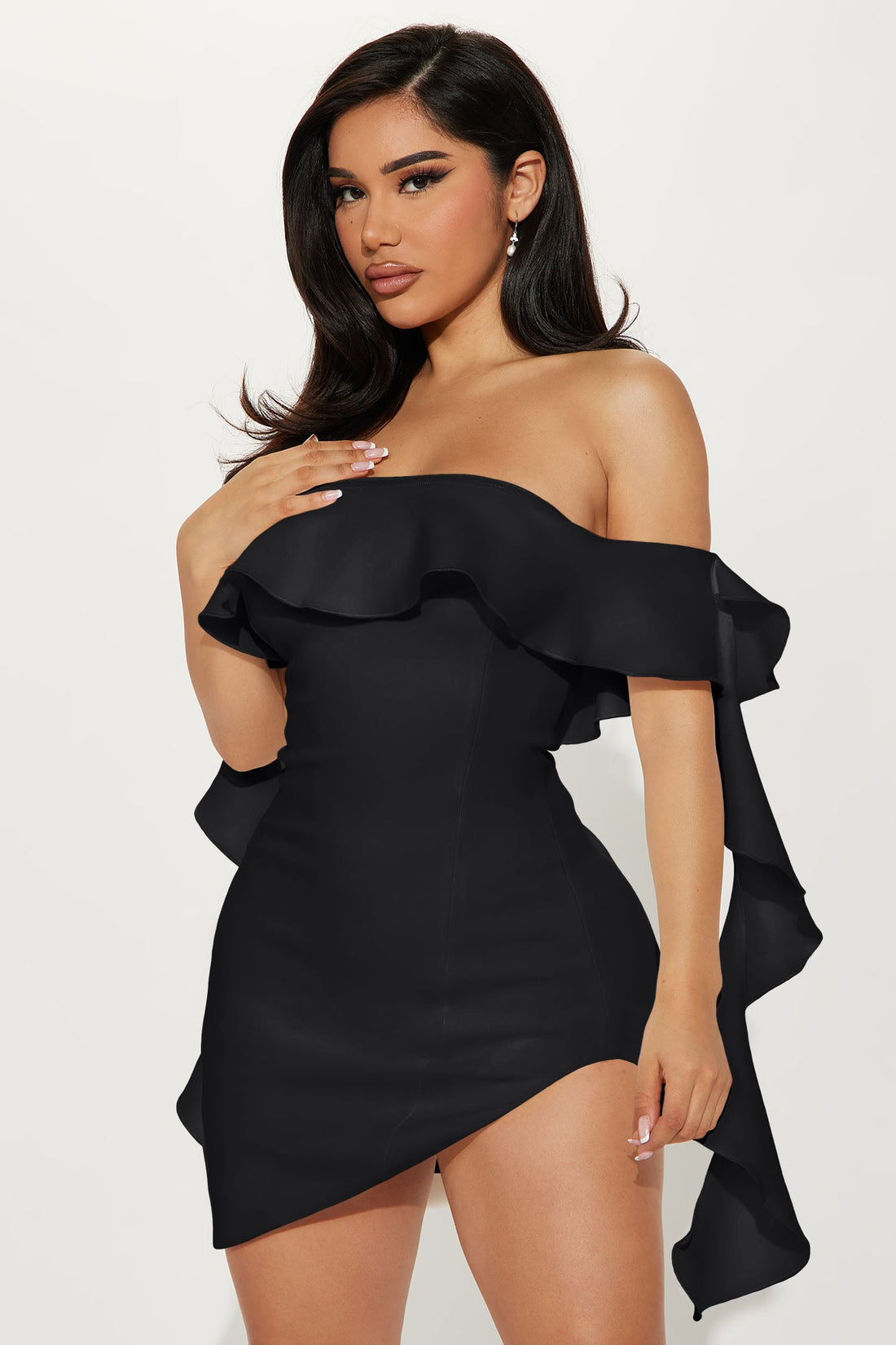 Carolina Mini Dress - Black