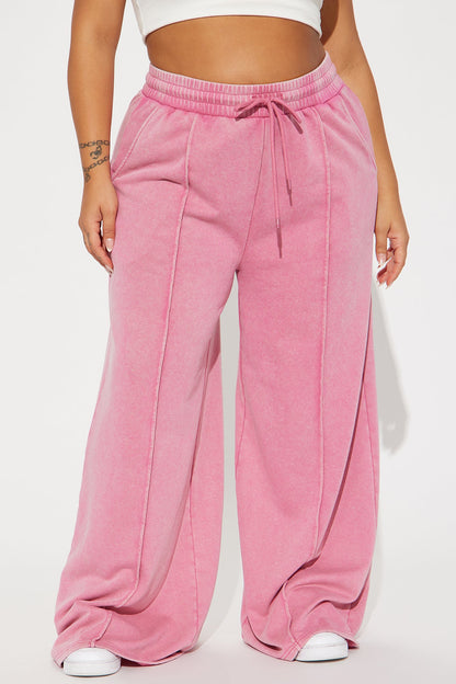Pay No Attention Lounge Pant - Pink