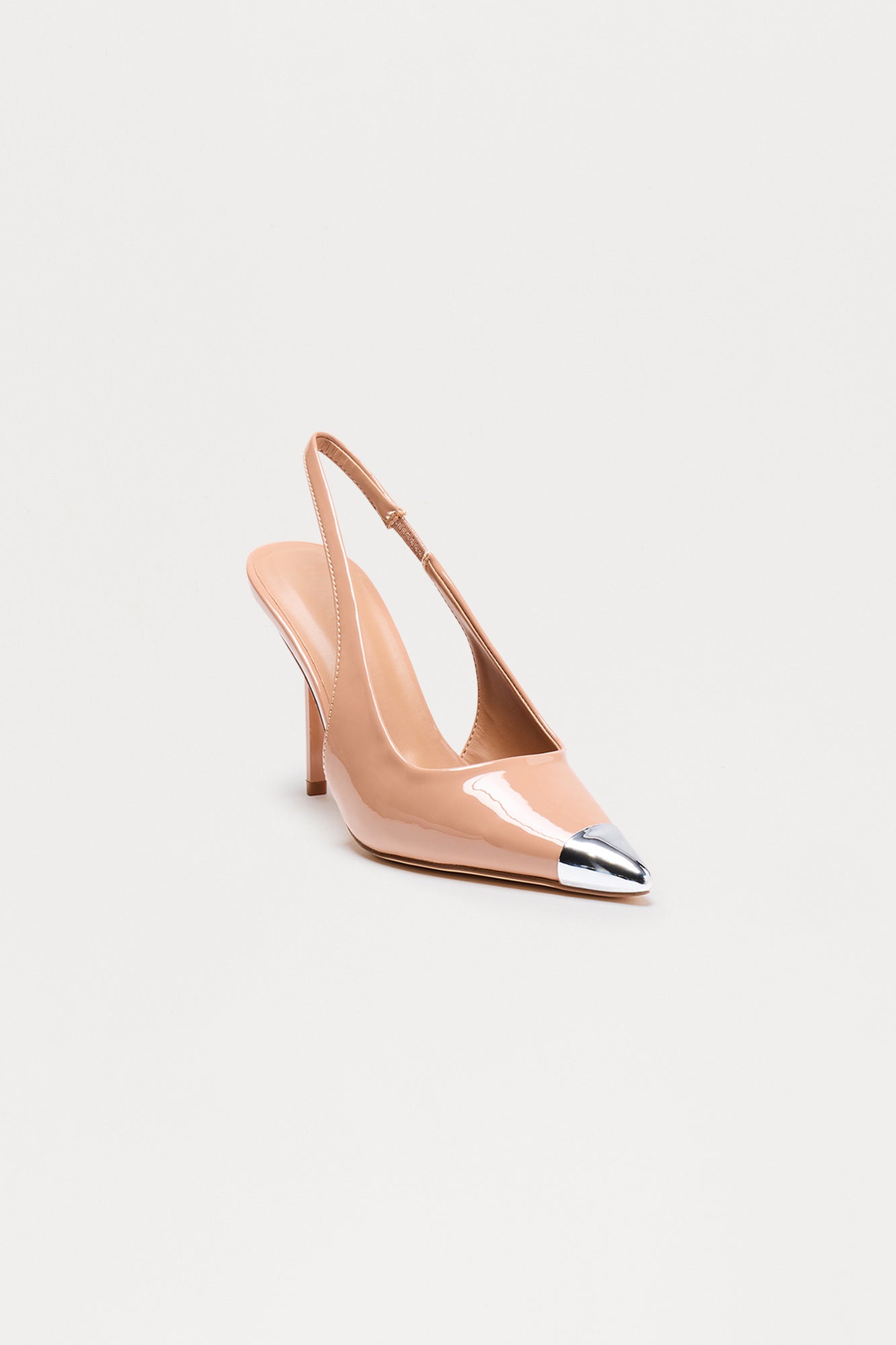 Luxton Hardware Slingback Pumps - Natural