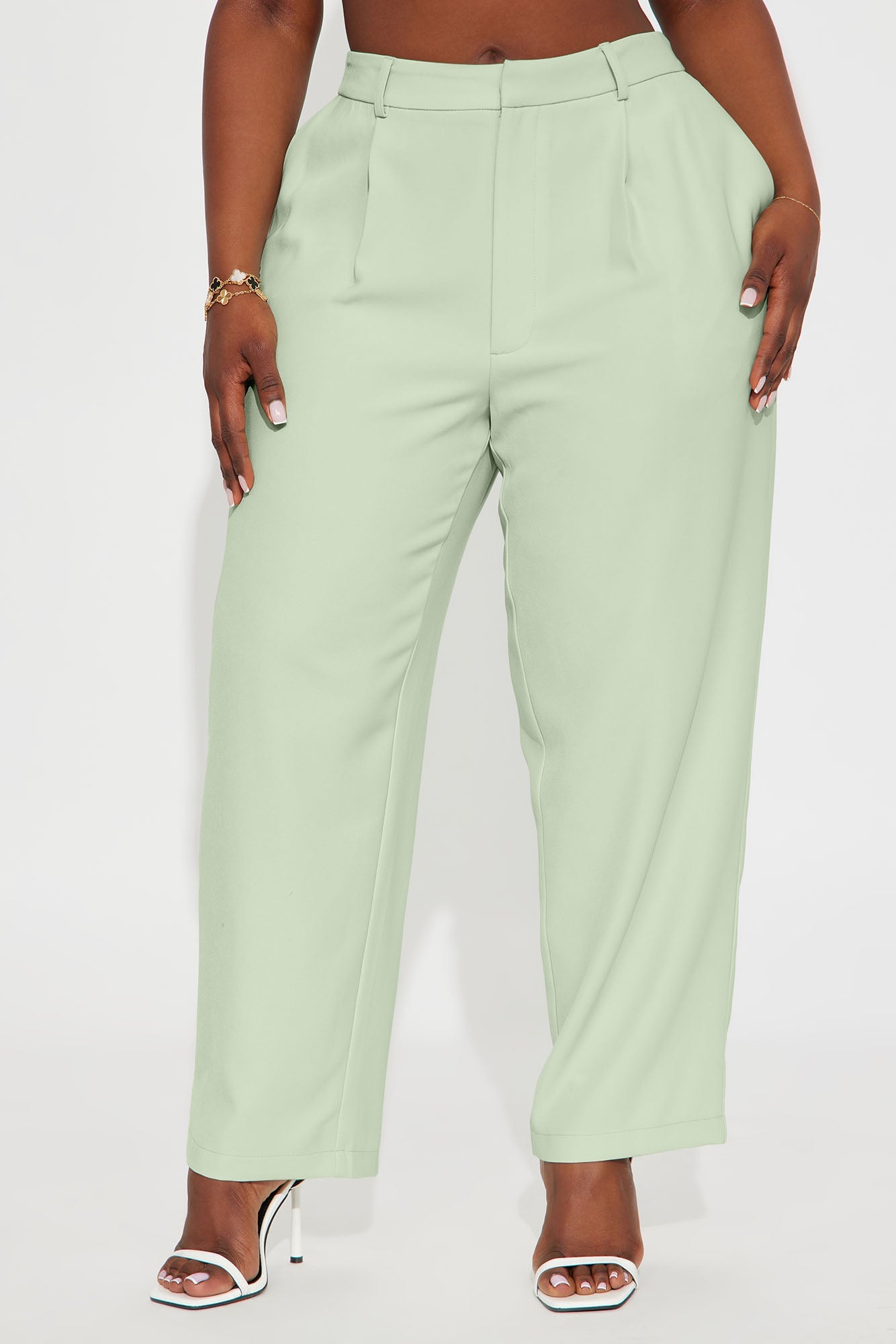 Said Something Trouser - Mint