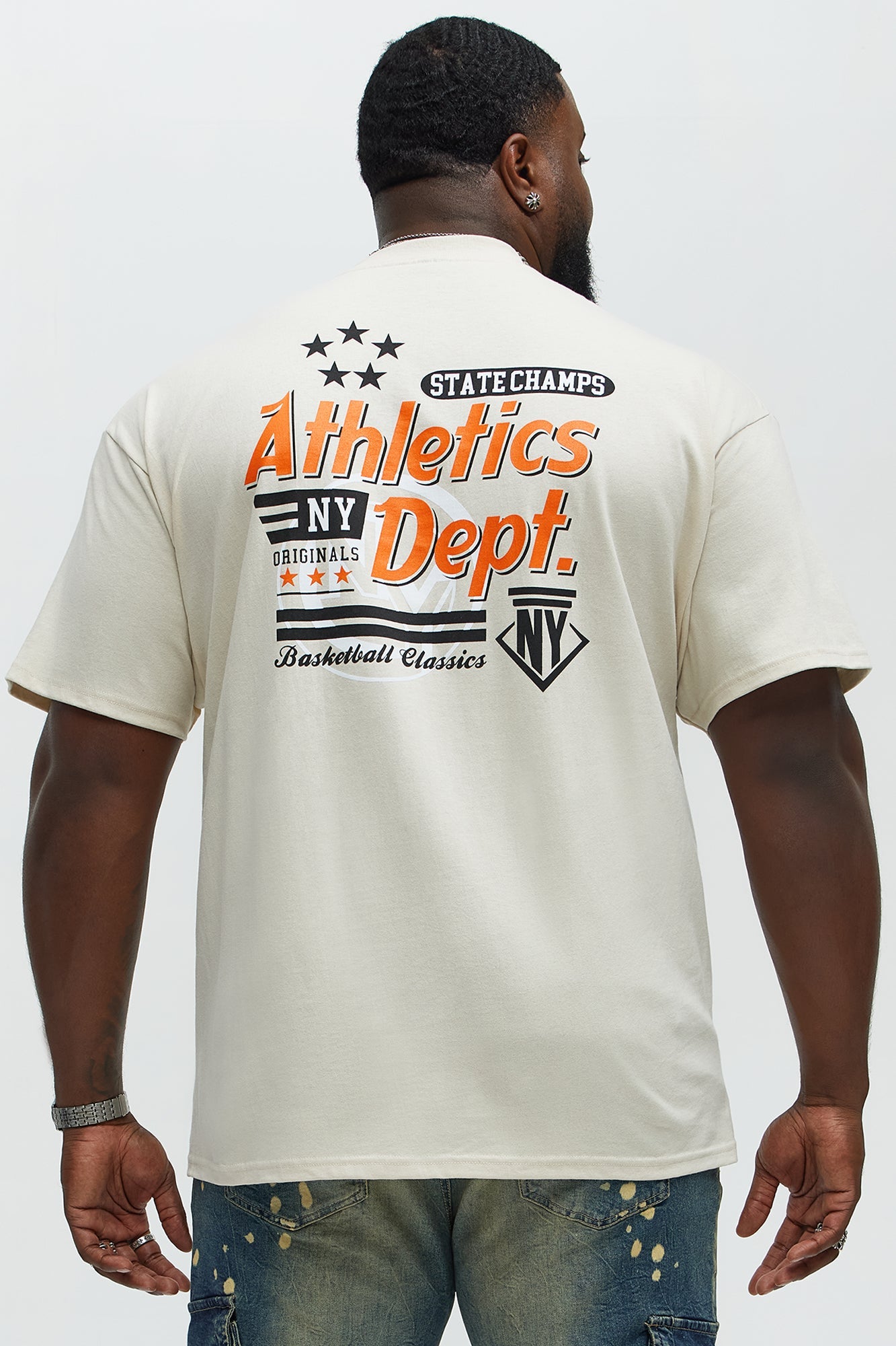 State Champs Athletics Short Sleeve Tee - Cream
