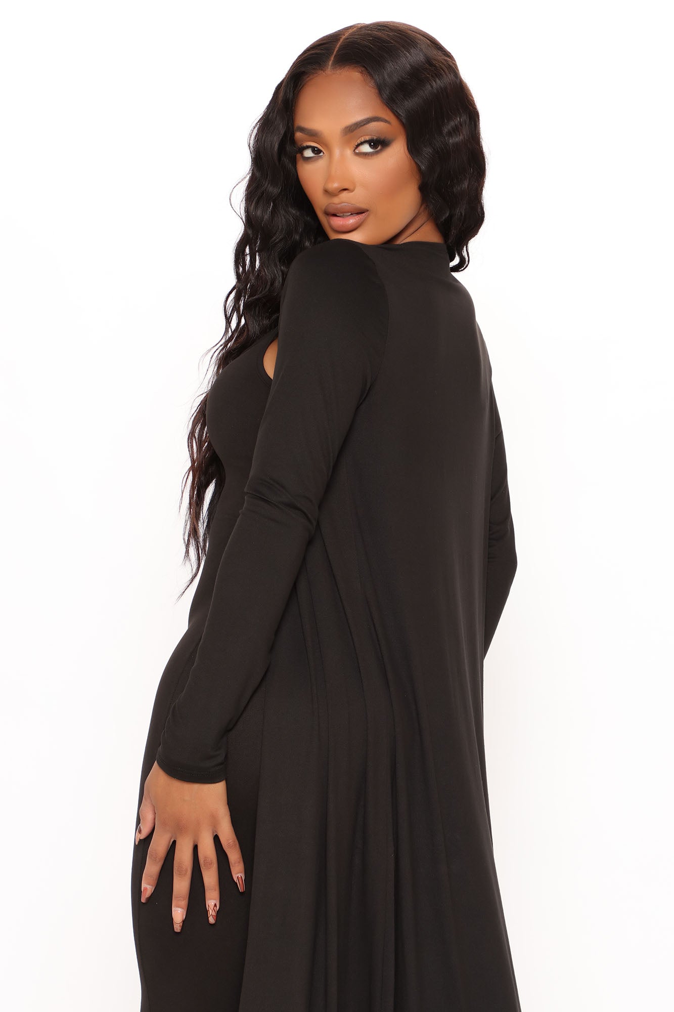 Nova Charmer Jumpsuit Set - Black