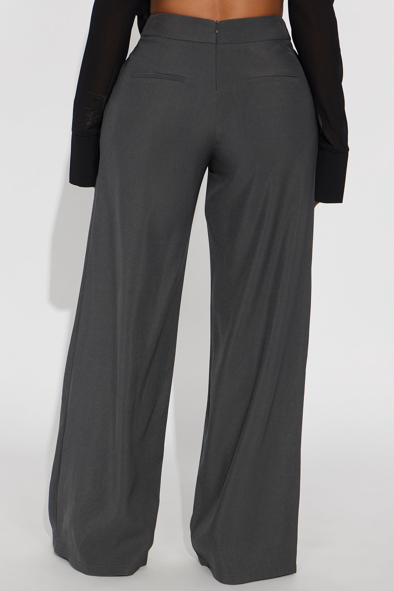 By Your Side Trouser - Charcoal