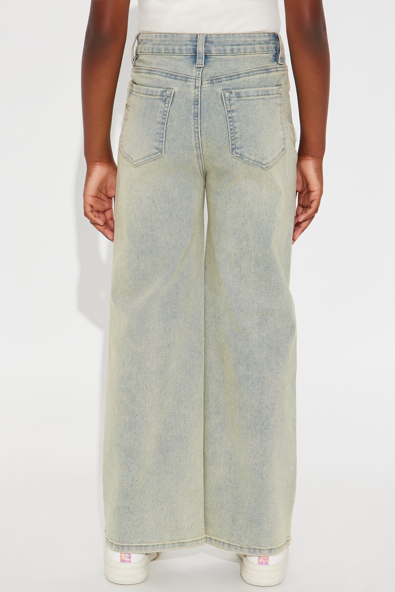 Mini Cross Your Mind Wide Leg Jean - Vintage Wash
