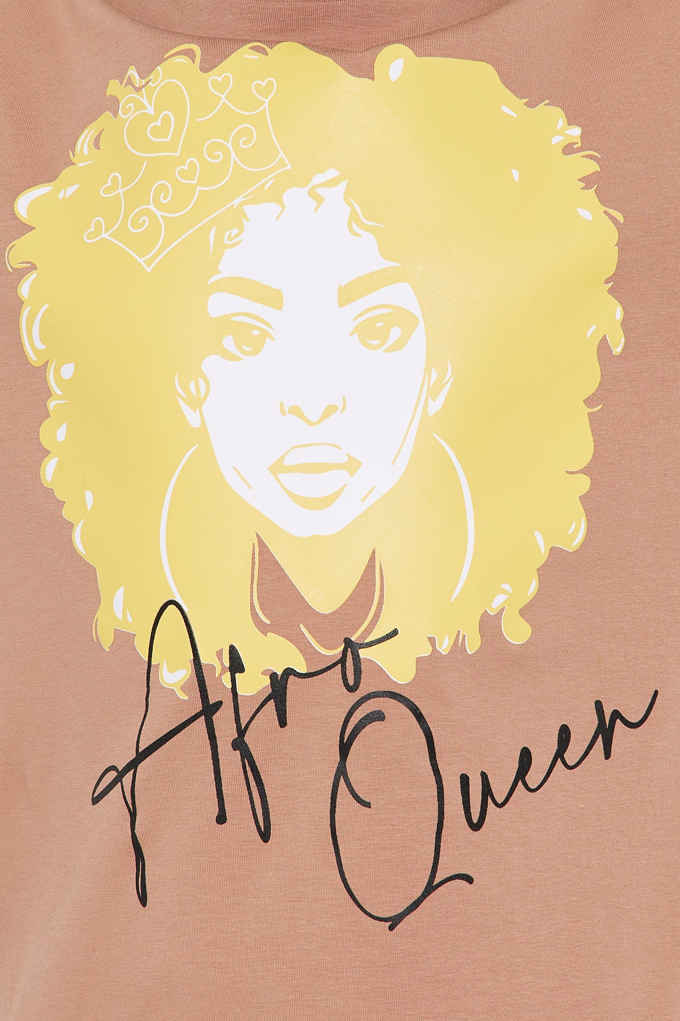 Mini Afro Queen Short Set - Mocha