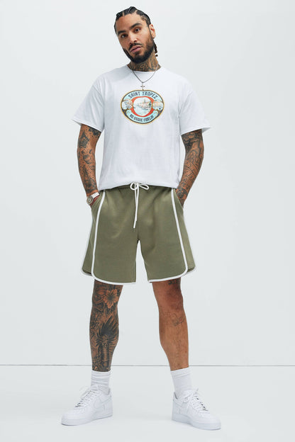 Tyson No Going Back Relaxed Shorts - Olive