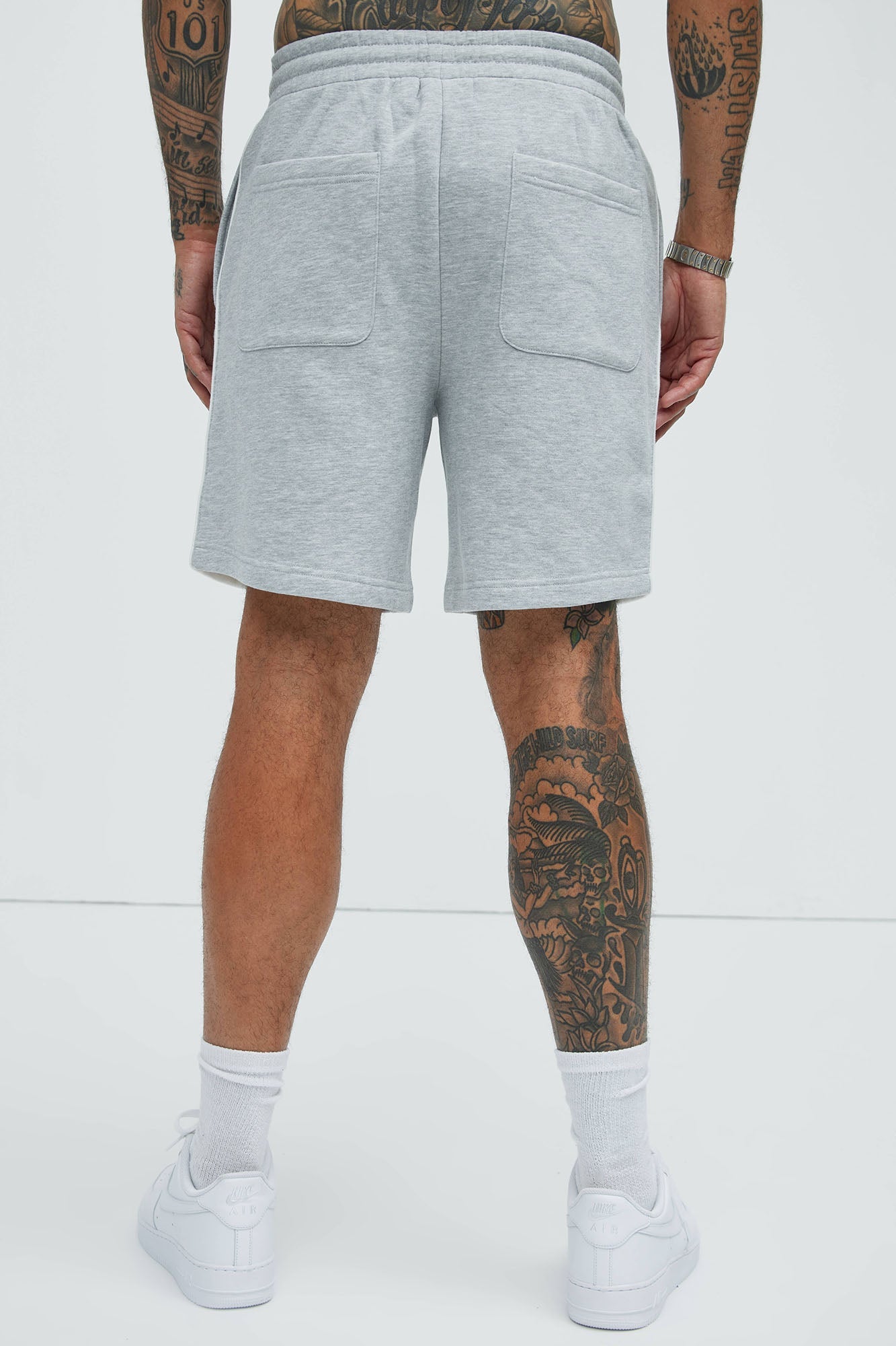 Tyson Pick Me Up Relaxed Shorts - Heather Grey