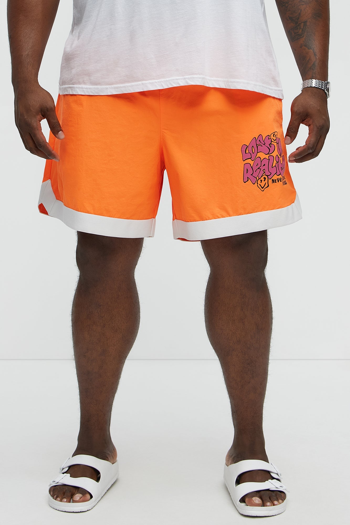 Agile Taping Swim Classic Trunk - Orange