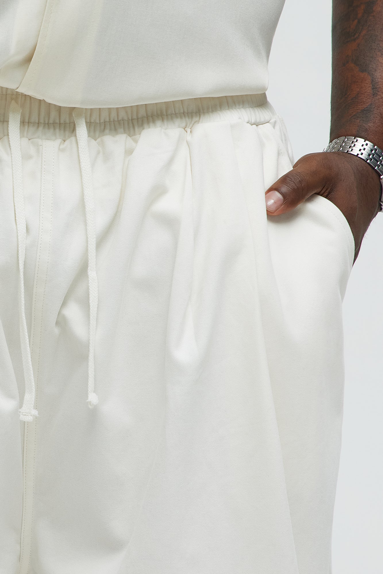 Baggy Damn Right Pants - Off White