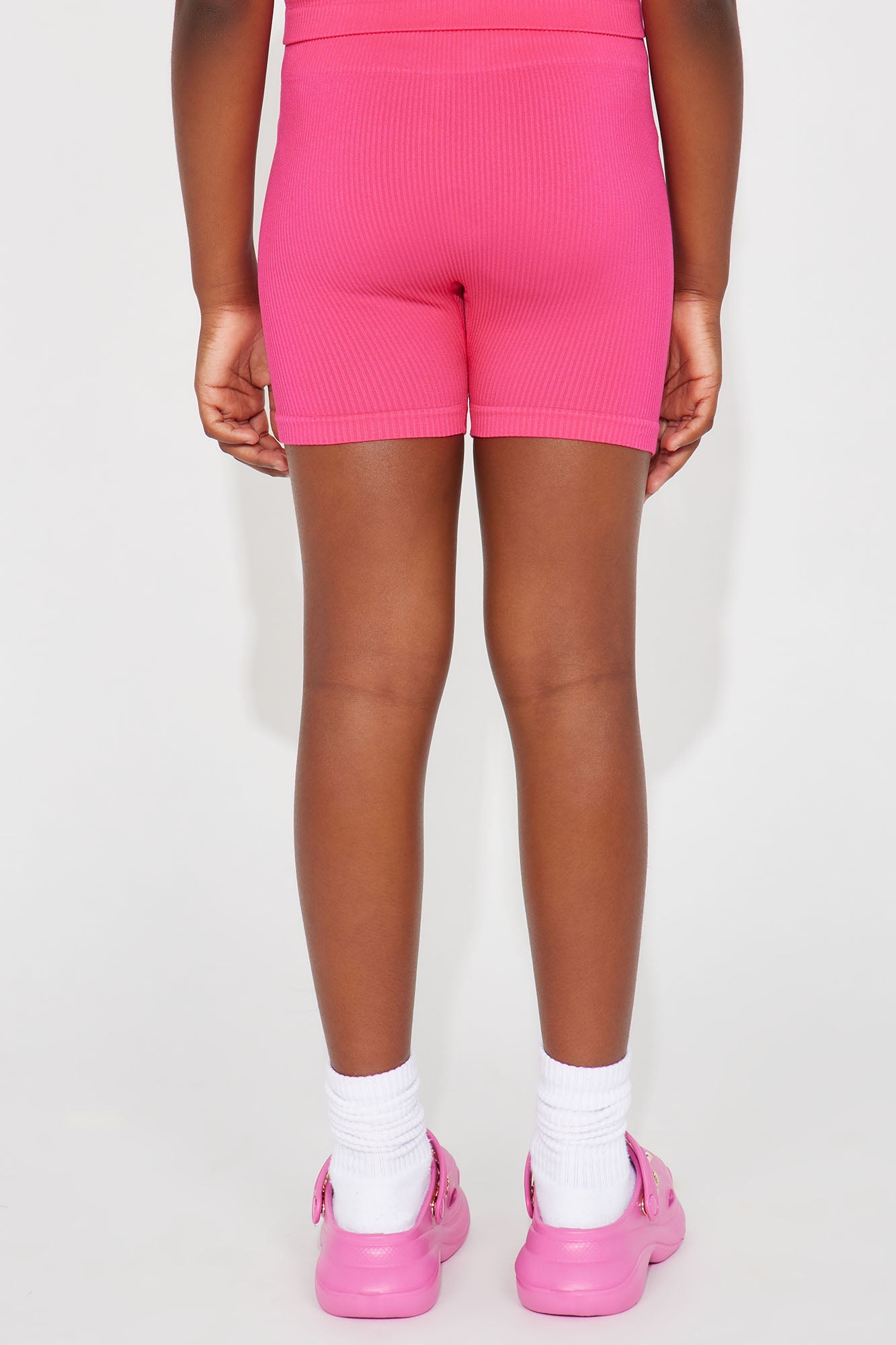 Mini Hold It Together Biker Short - Fuchsia