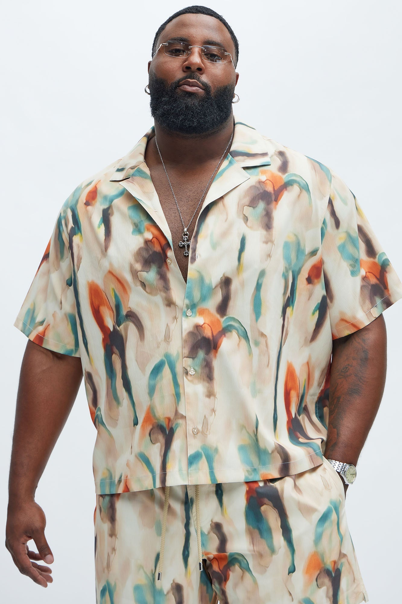Capen Watercolor Shirt - Multi Color