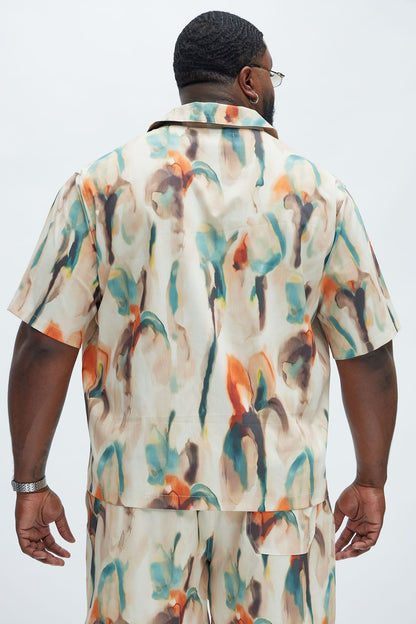 Capen Watercolor Shirt - Multi Color