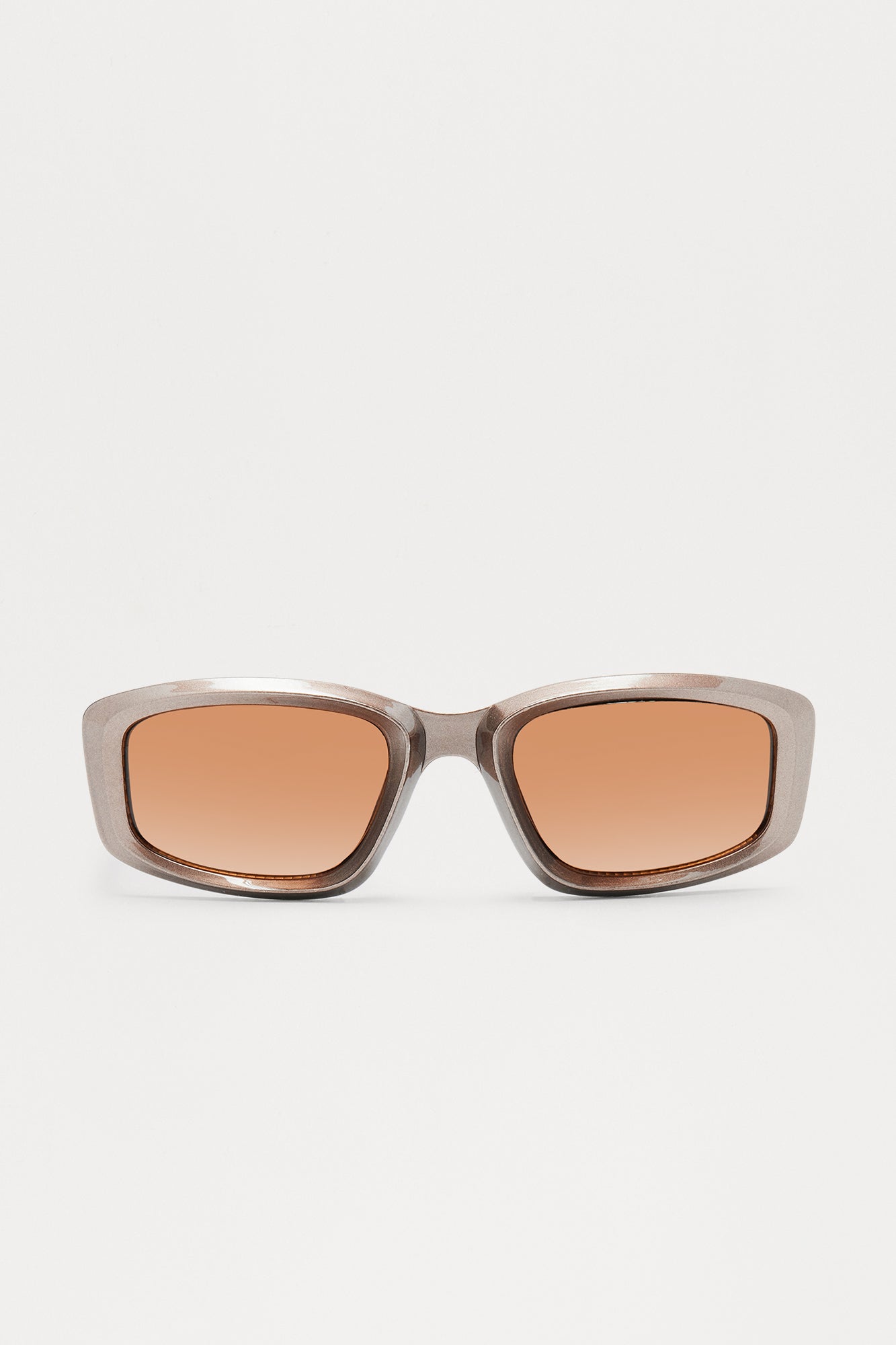 Puffed Up Sunglasses - Brown