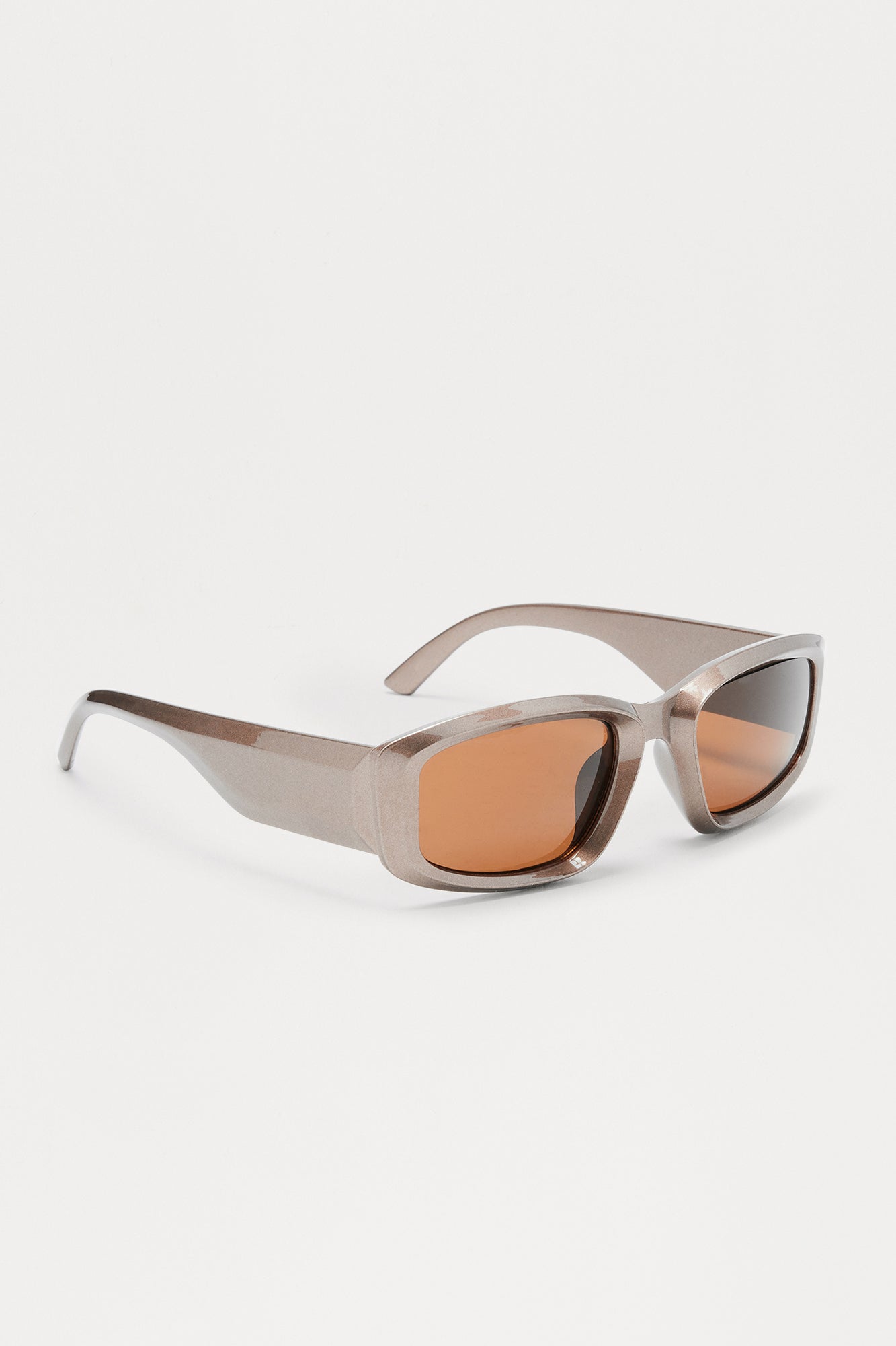 Puffed Up Sunglasses - Brown