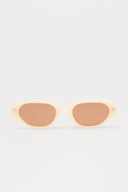 Sunset Groove Sunglasses - Cream