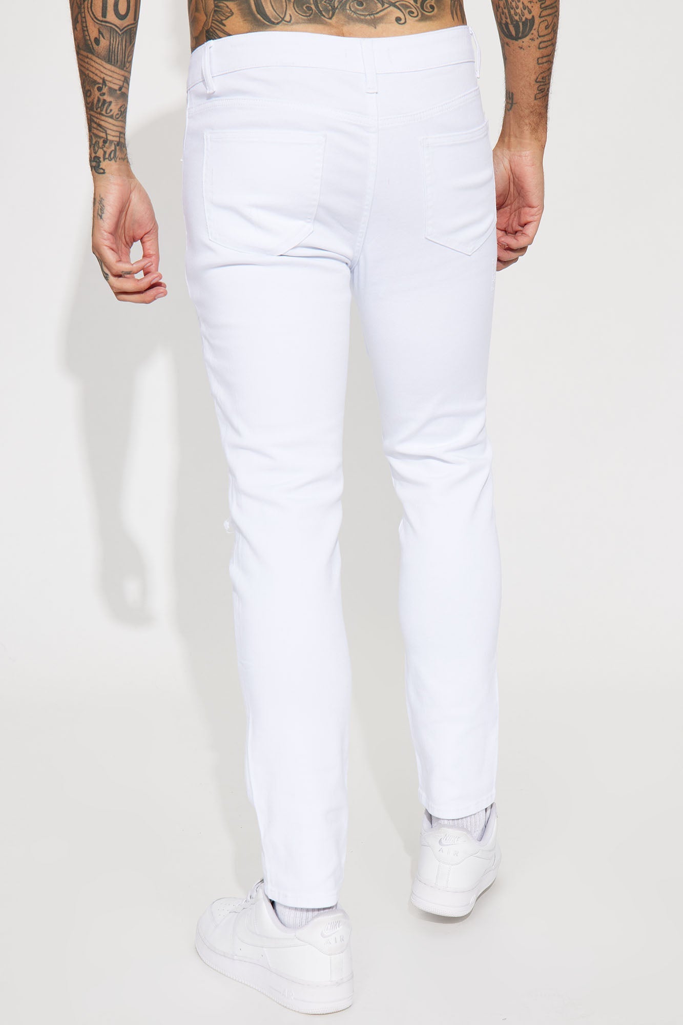 Reel It In Skinny Jean - White