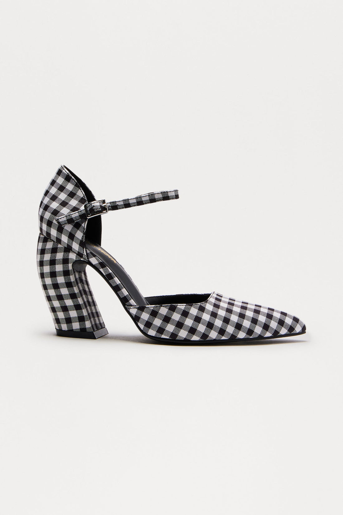 Wexler Ankle Strap Pumps - Black/White
