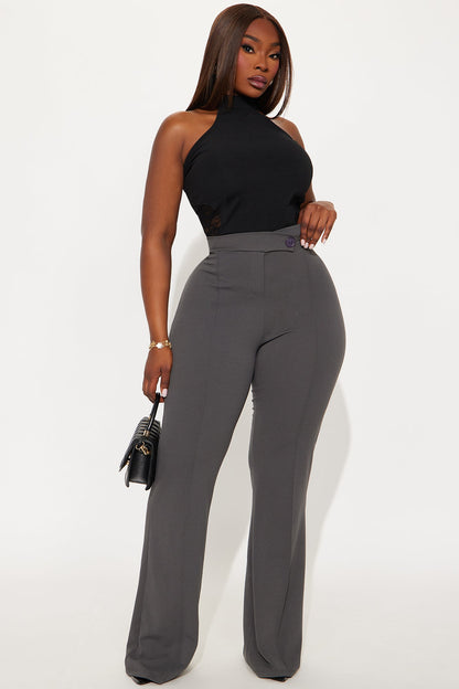 Moonlit Charm Mock Neck Bodysuit - Black