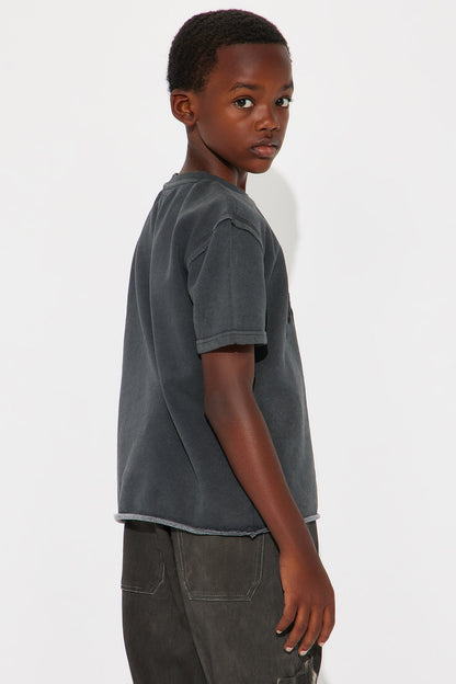 Mini Tyson Paranoid Society Relaxed Short Sleeve Tee - Charcoal