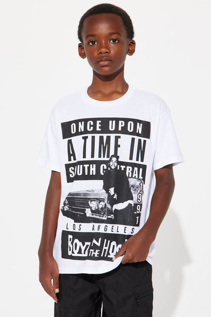 Mini In South Central Boyz N The Hood Short Sleeve Tee - White