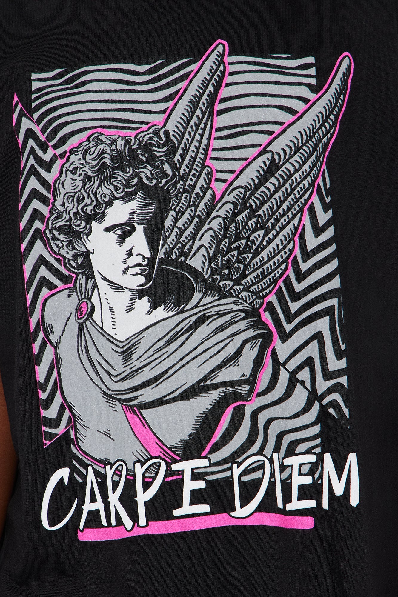Mini Carpe Diem Short Sleeve Tee - Black