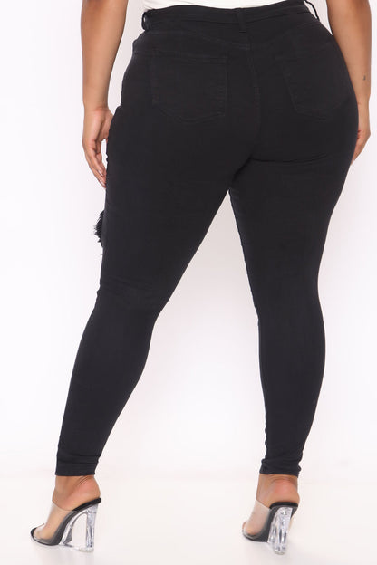 Glistening Jeans - Black