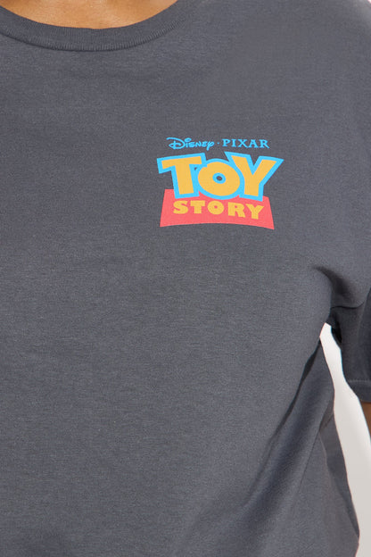 Toy Story Multi Hit Oversized Tee - Dark Grey