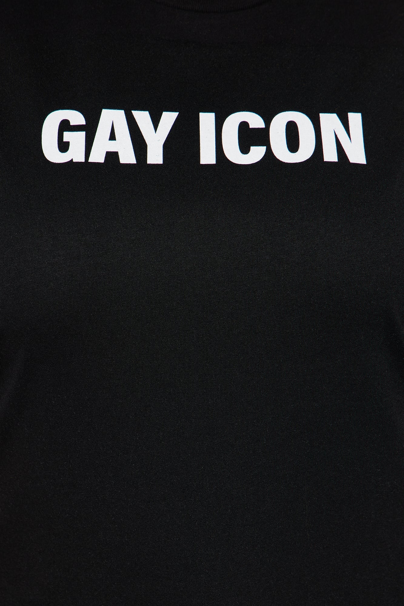 Gay Icon Tee - Black