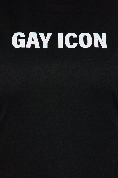 Gay Icon Tee - Black