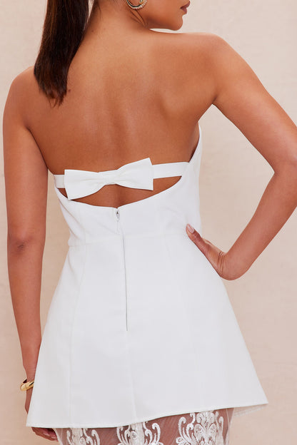 Sarah Embroidered Maxi Dress - White