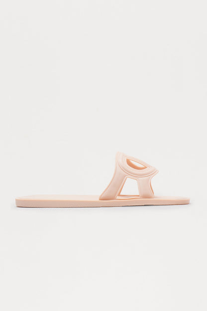 Shawn Slip On Sandals - Nude