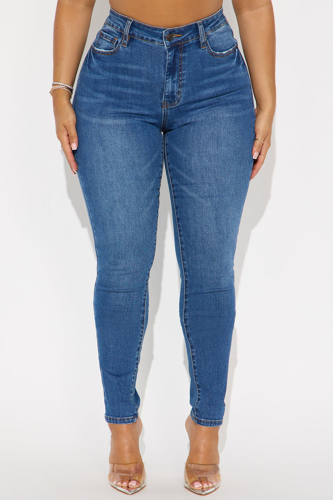Tall Top Of The Line Stretch Skinny Jeans - Medium Wash
