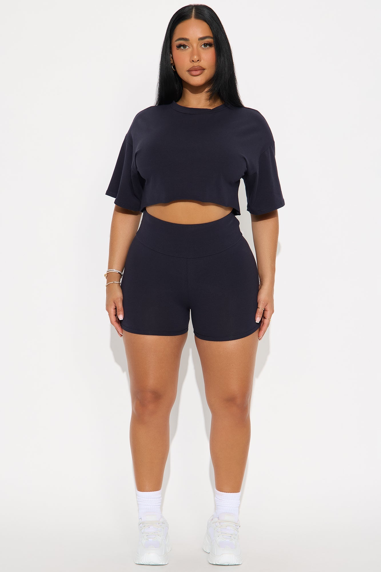 My Go To Biker Short Set - Navy