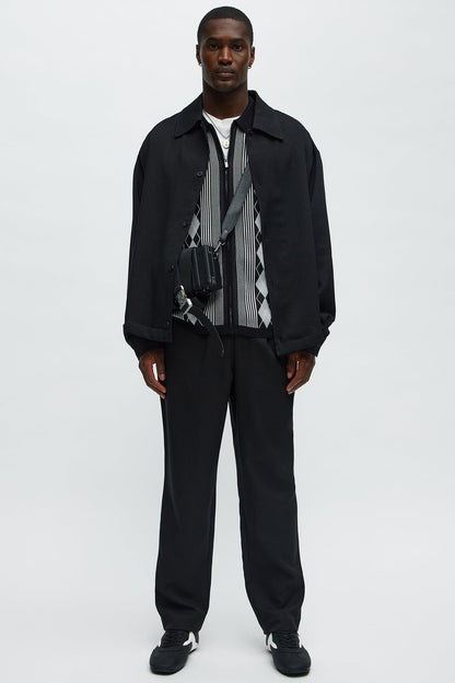 Relaxed Mara Overshirt - Black