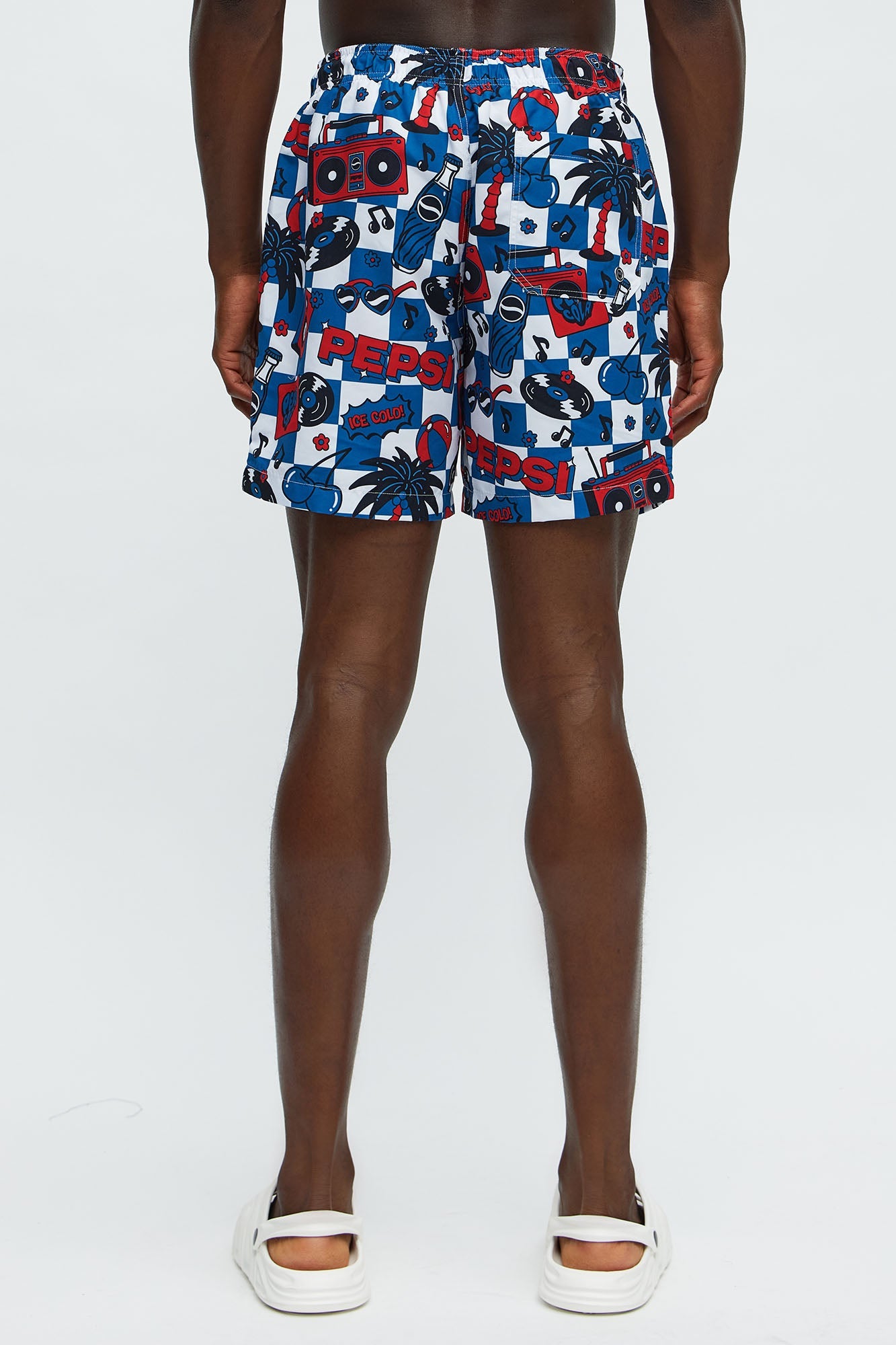 Pepsi Splash Swim Classic Trunk - White/combo