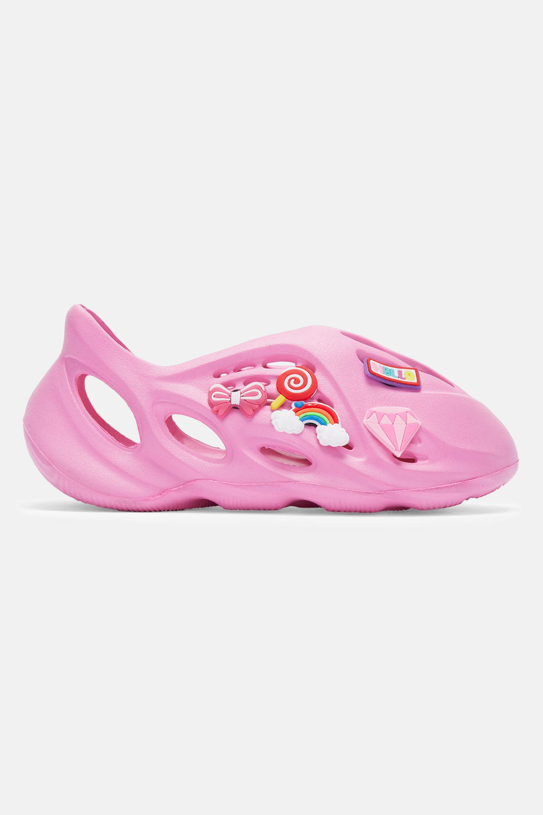 Mini You Know The Vibes Slides - Pink
