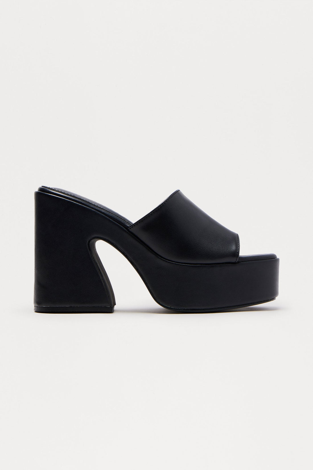 Jensen Platform Mules - Black
