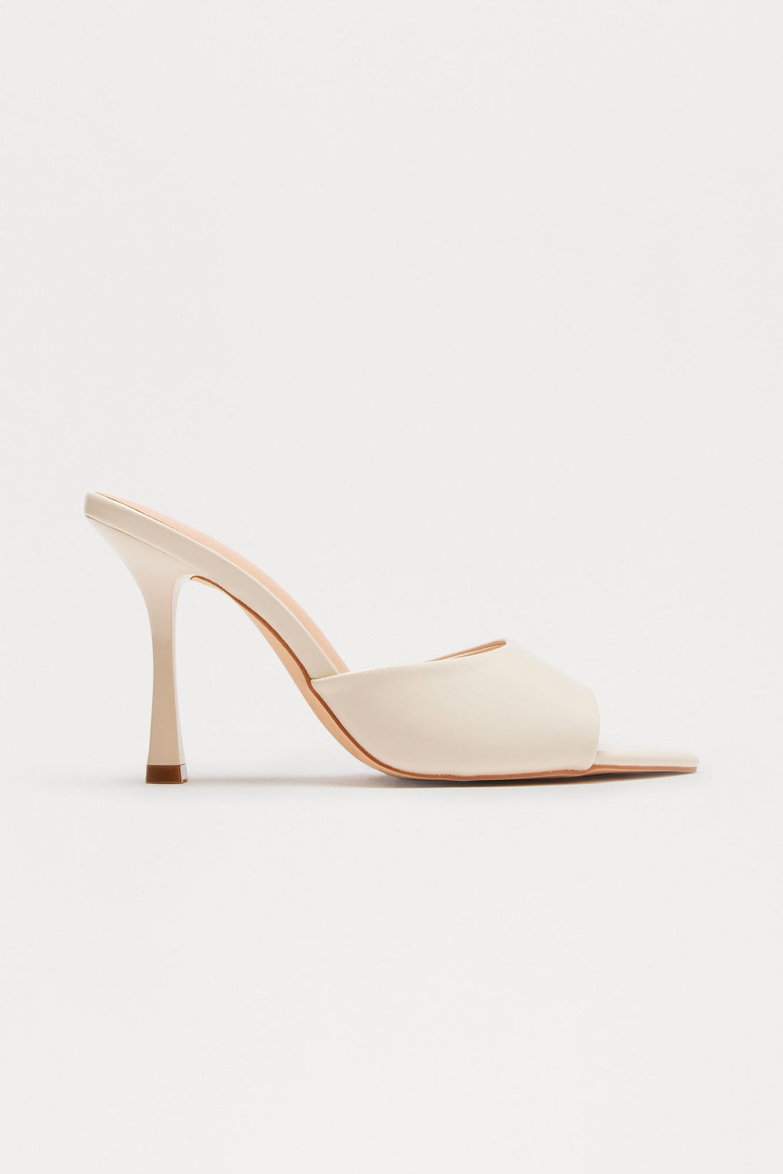 Tallou Peep Toe Stiletto Heels - Ivory
