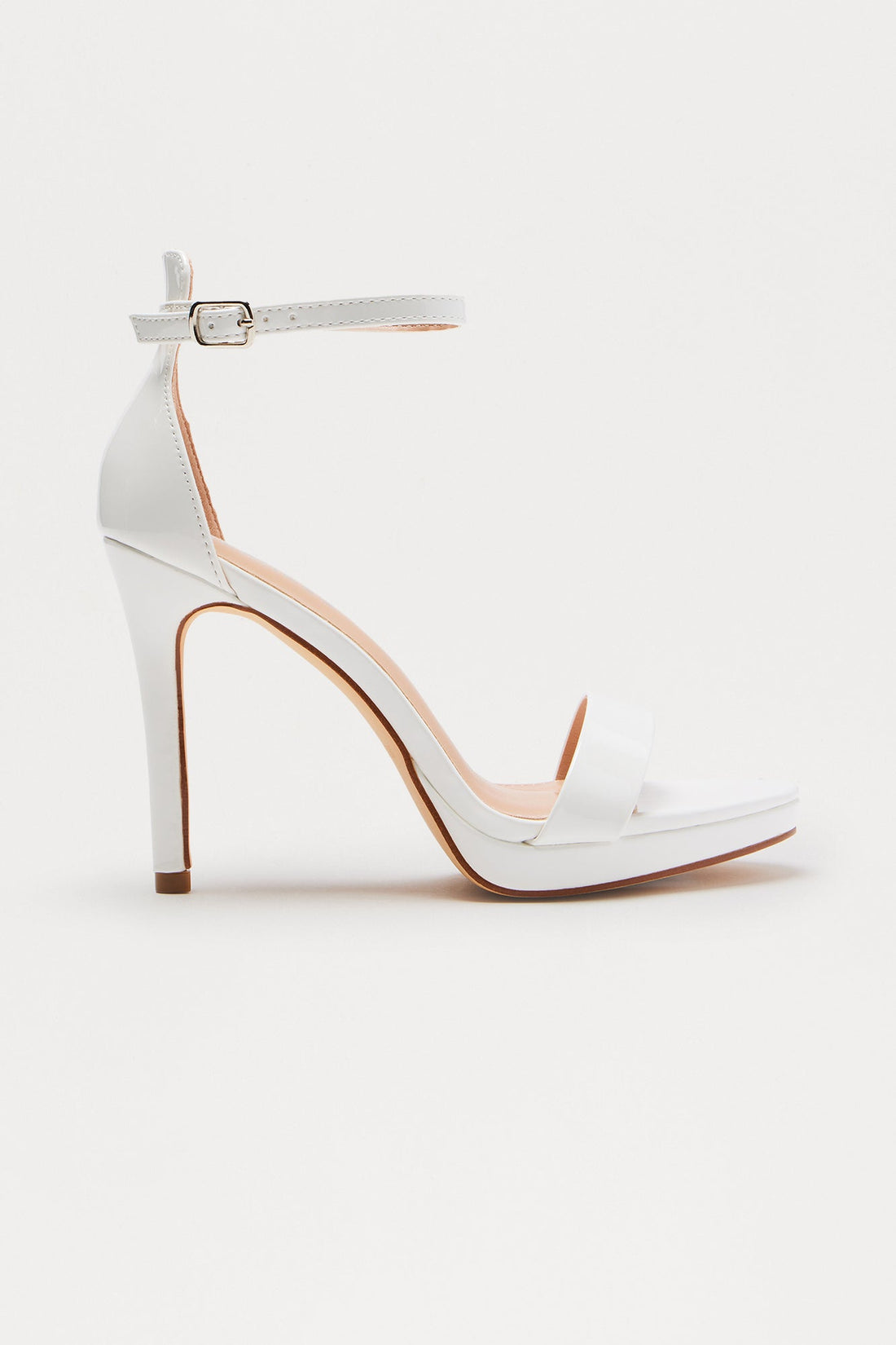 Praiza Stiletto Heels - White