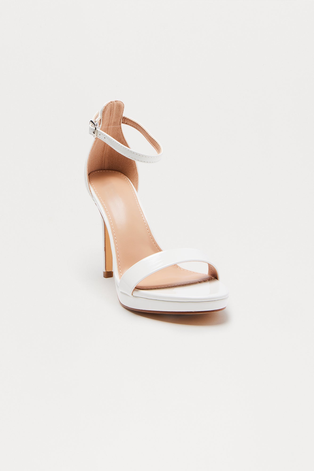 Praiza Stiletto Heels - White